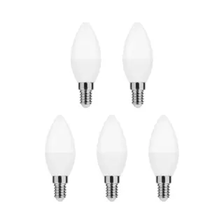 Modee E14 Led Lamp 7W - 700lm - 4000K - Neutraal Wit - Led Kaarslamp B35 - Vervangt 54W Halogeen Gloeilamp - 5 Stuks