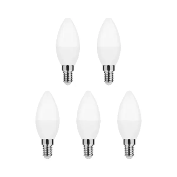Modee E14 Led Lamp 7W - 700lm - 4000K - Neutraal Wit - Led Kaarslamp B35 - Vervangt 54W Halogeen Gloeilamp - 5 Stuks thumbnail