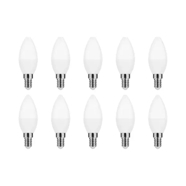 Modee E14 Led Lamp 7W - 700lm - 4000K - Neutraal Wit - Led Kaarslamp B35 - Vervangt 54W Halogeen Gloeilamp - 10 Stuks thumbnail