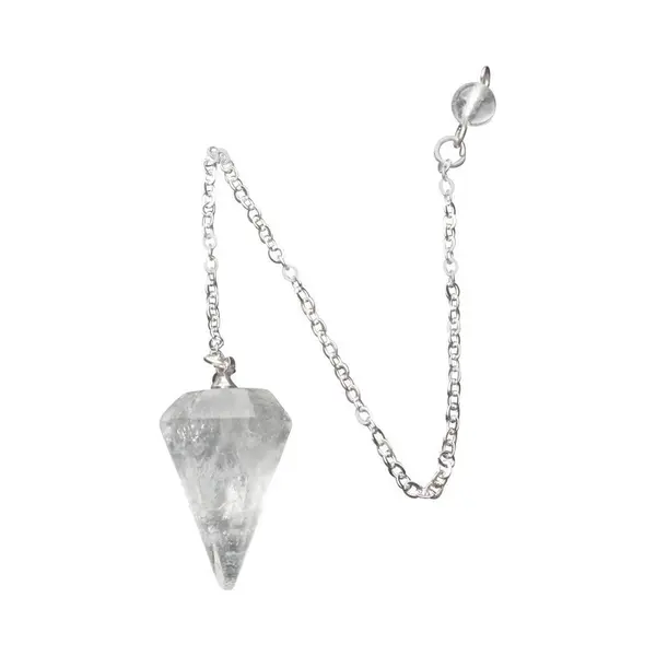 Bergkristal Pendel Facet - Pendels Spiritueel - Pendelen - Pendel Edelsteen - Edelsteen thumbnail