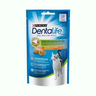 DentaLife Kauwsnacks Kat - Kip - 3 X 40 G