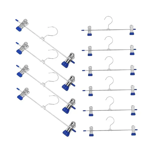Life’s Green® Broekhanger – Broekhanger Met Knijpers – Ruimtebesparend – Kleerhangers - Rokhangers – Kledinghangers – Metaal – 20 Stuks thumbnail