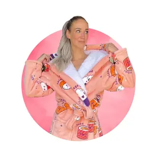 Badrock Sushi Badjas Met Capuchon - Luxe Gevoerd-l/xl