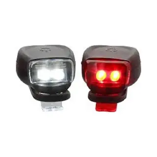 Walfort Fietsverlichtingsset – Voor En Achterlicht - Fietsverlichting Rood En Wit – Siliconen Led Fietslamp – Led Fietsverlichting – Fietslampjes -