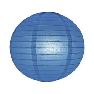 Lampion-Lampionnen Lampion Schwer Entflammbar Dunkelblau 25 Cm