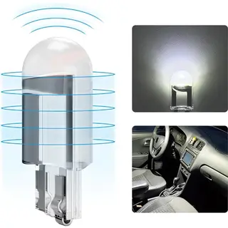 BikeMotion T10 Led-Lamp Voor Auto & Motor - Wit - Canbus - 12 Volt - W5W- 1 Stuks