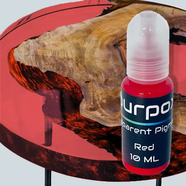 Pourpoxy pig PourPoxy Transparante Rode Epoxy Kleurstof thumbnail