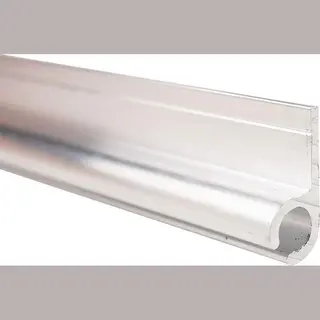 Afdekzeilwinkel.nl Caravanrail 7mm 99cm Aluminum Railprofiel Schuin 45 Graden Kederprofiel Voor Caravanpees