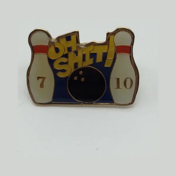 Bowling Bowlingsieraad Speldjes '7split10' Opsteek Broche Messing Geëmailleerd thumbnail