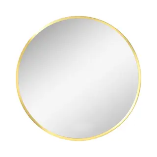 4goodz Ronde Spiegel 50 Cm Met Aluminium Frame - Goud
