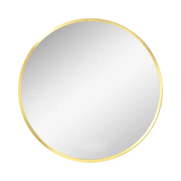 4goodz Ronde Spiegel 50 Cm Met Aluminium Frame - Goud thumbnail