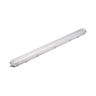 Bes Led Led Tl Armatuur Met T8 Buizen - Pimosta - 120cm Dubbel - 36W - Natuurlijk Wit 4200K - Mat Grijs
