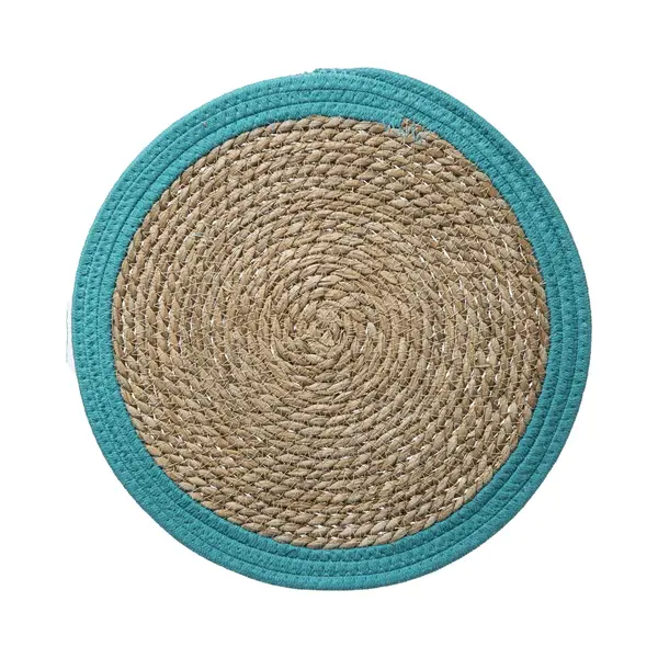 Secret De Gourmet Onderlegger Happy Pop Set Van 4 - Mint - Gevlochten Riet - Tafelonderlegger - Placemat thumbnail
