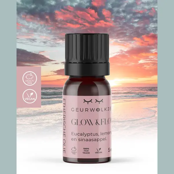Geurwolkje Etherische Olie Blend – Glow & Flow – 5 Ml thumbnail