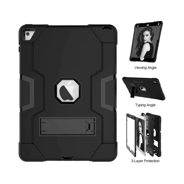Fonu.nl Geschikt Voor IPad Air 2 Hoes - 9.7 Inch - 2e Generatie - Air 2014 Hoes - Air 2 Case - Shockproof Case Cover - A1566 - A1567 - Backcover - Met thumbnail