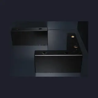 Boxspring.nl - Uw Bed Hoekpoten Set 6 Stuks, Hout, 7 Cm, Zwart - L-poten - Boxspringpoten