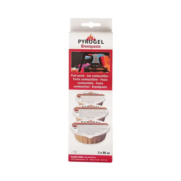 Pyrogel Brandpasta Voor Fonduebrander- Set Van 3x 95 Gram (kuipjes) - Fondue Voordeelverpakking thumbnail