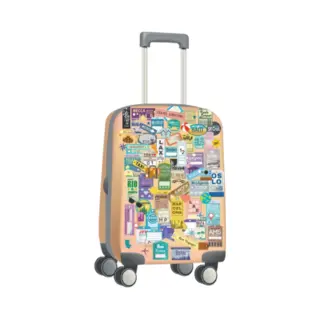 Walplus Decoratiestickers - Klassieke Bagagestickers