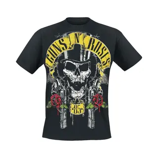 Guns N' Roses T-shirt - Top Hat - S Tot 5XL - Voor Mannen - Zwart
