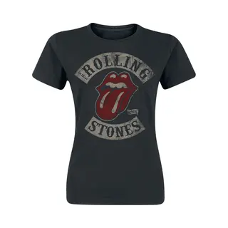 The Rolling Stones 1978 Frauen T-Shirt Schwarz Xl 100% Baumwolle Band-Merch, Bands