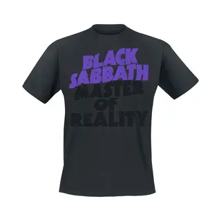 Black Sabbath Master Of Reality Tracklist T-Shirt Black