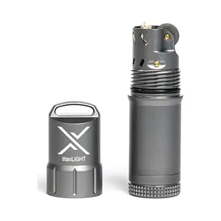 Exotac Gunmetal TitanLIGHT Waterproof Refillable Lighter (Aluminium)