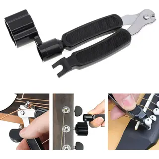 3 In 1 Gitaar Peg String Winder + String Pin Puller + String Cutter Gitaar Tool Set