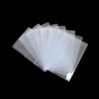 Id-kaarthoesje / Beschermhoesje 10 Pack (één Zijde Transparant één Zijde Helder) / Bankpas Beschermer / Plastic Card Id Houder / Creditcard