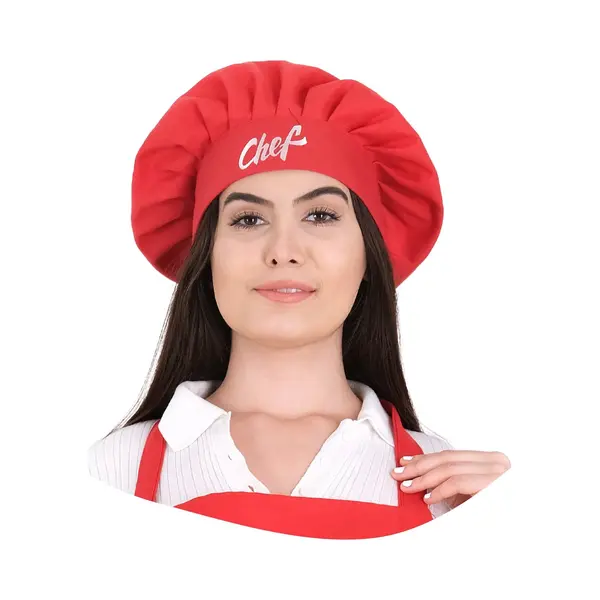 Tavas Chef Koksmuts | Rood thumbnail