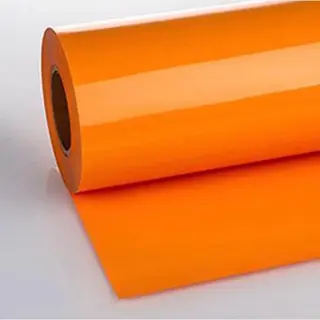 Iron On Transfers T-shirt Vinyl - Warmte Overdraagbaar - 100 X 30 Cm - Oranje