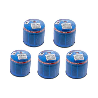 Butaangas Gasfles 190 Gram - 5x 360ML Butaan-propaan Mix - Camping Kooktoestel