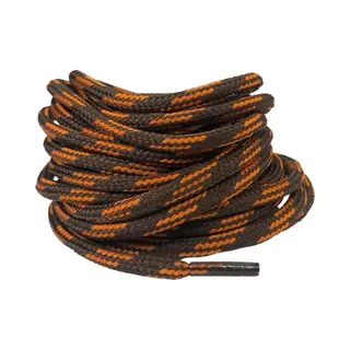 Veters.nl Wandel-/Bergschoen Veters Bruin/Oranje 180cm - Rond