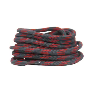 Veters.nl Wandel-/Bergschoen Veters Grijs/Rood 120cm - Rond
