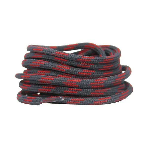 Veters.nl Wandel-/Bergschoen Veters Grijs/Rood 120cm - Rond thumbnail