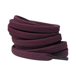Platte Schoenveters 8mm Polyester Burgundy 120cm
