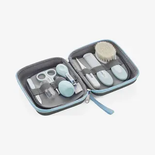 babylou Baby Verzorgingsset - Baby Manicureset - 9 Delig - Babyshowergift - Blauw