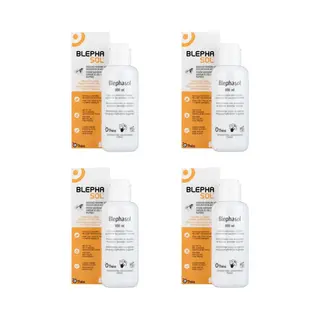 Blephasol - 4 X 100ml - Reiniging Oogleden En Oogcontouren - Voordeelverpakking