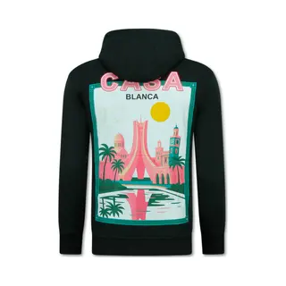 True Rise Oversized Hoodie Heren Met Capuchon - Casablanca - Dik Geweven - 5992 -Zwart