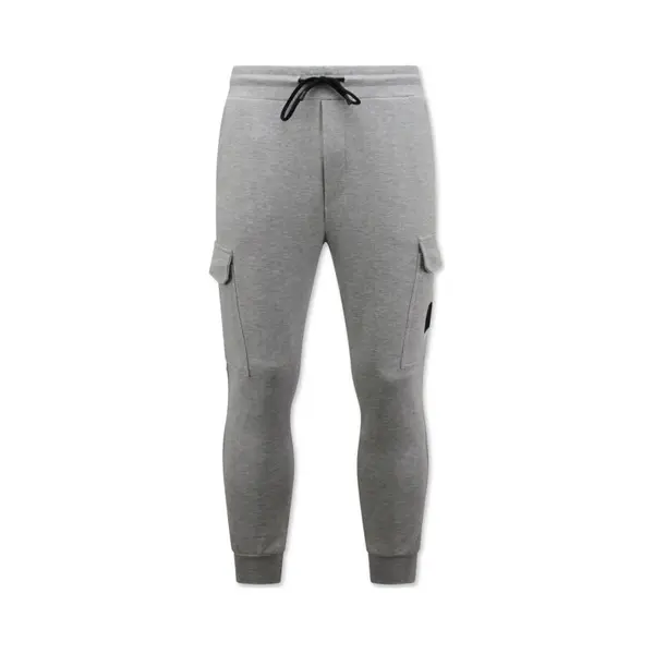 Enos Joggingbroeken - Trainingsbroek Heren - Joggingbroek Heren - Sweatpants Heren Met Zakken - Grijs thumbnail