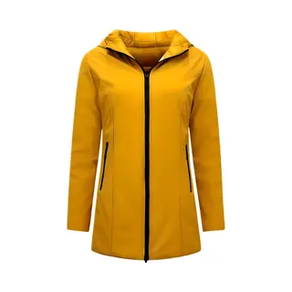 Gentile Bellini Winterjas Dames - Dames Jas - Winterjas Dames Volwassen - Winterjas Dames Gewatteerd - Slim Fit - Double Face - 2161 - Geel