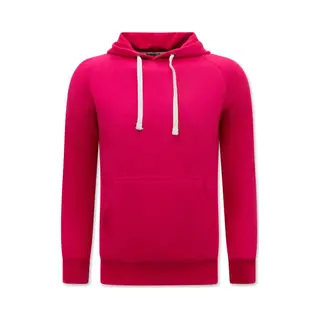 Enos Hoodie Heren Met Capuchon - Sweaters Heren - Mannen Truien - Magenta