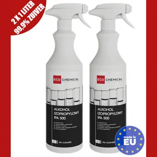 Eco Professional Isopropyl Alcohol 99% - Set Van 2x 1 Liter Desinfectie Spray - Professionele Ipa Reiniger - Isopropanol