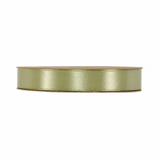 Lint - Sage Groen - 50m X 15mm | Double Satin Classic | Dubbelzijdig Luxe Satijnen Lint | Feestlint Op Rol | Satijn Lint | Cadeaulint