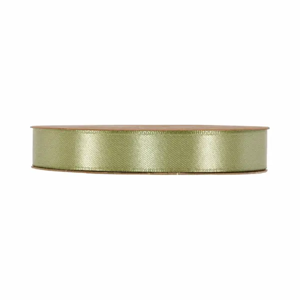 Lint - Sage Groen - 50m X 15mm | Double Satin Classic | Dubbelzijdig Luxe Satijnen Lint | Feestlint Op Rol | Satijn Lint | Cadeaulint thumbnail