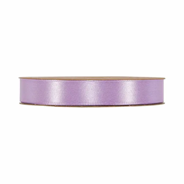 Lint - Lavendel/Paars - 50m X 15mm | Double Satin Classic | Dubbelzijdig Luxe Satijnen Lint | Feestlint Op Rol | Satijn Lint | Cadeaulint thumbnail