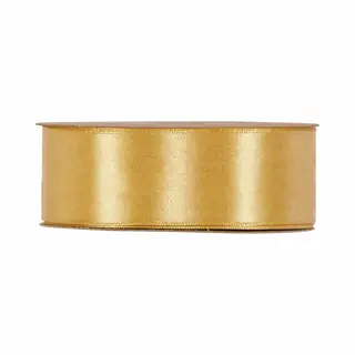 Lint - Goud - 50m X 40mm | Double Satin Classic | Dubbelzijdig Luxe Satijnen Lint | Feestlint Op Rol | Satijn Lint | Cadeaulint