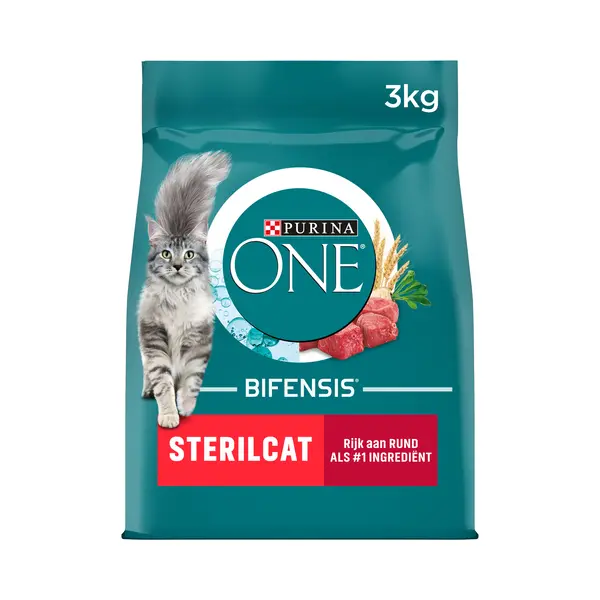 Purina One Sterilcat - Rindfleisch Und Weizen - 2 X 3 Kg thumbnail