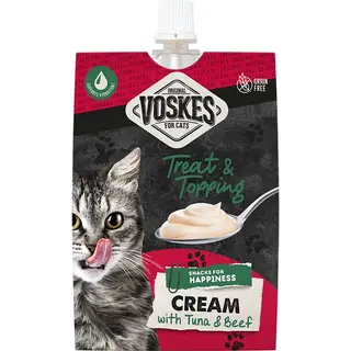 3 X Voskes Cream Kattensnack - Kip