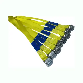 Hid Bcf-Products - Spanbanden - 40 Cm - 8 Stuks - Geel - Spanbandjes - Spanband Fiets - Bindriemen - Fietsriempjes