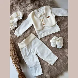 4 Delige Set- Baby Pak - Jongenskostuum Baby -dooppakje- Doopschoentjes-kraamcadeau-new Born-bruiloft-fotoshoot-babyshower-doopsel-maat 56/62 Vanaf
